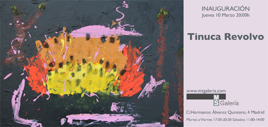 Exposición Tinuca Revolvo pro-Colores Calcuta (10-18 marzo, Galería MS, Madrid)