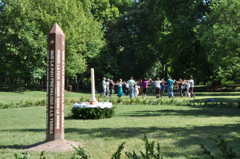 Estella y su canto del «Somos Uno» (Koldo Aldai)