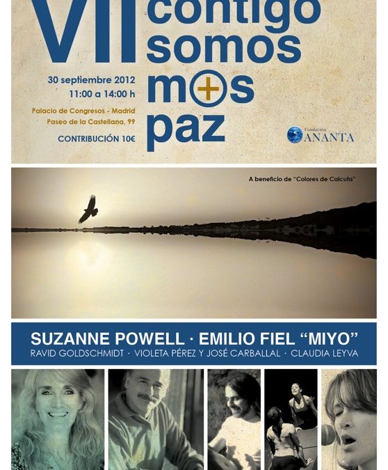 VII Contigo somos + Paz, Palacio Congresos Madrid, 30 septiembre 2012