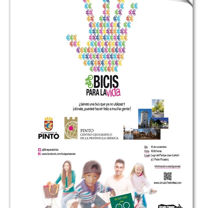 Marcha ciclista pro Bicis para la Vida, Pinto, sábado 15 de noviembre