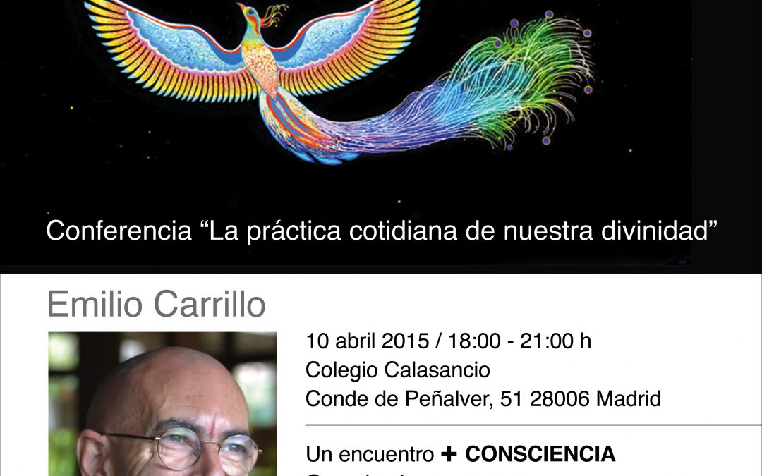 Conferencia Emilio Carrillo, 10 abril, entradas ya disponibles en Ecocentro
