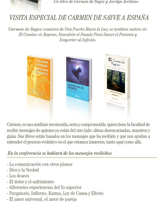 Conferencia Carmen de Sayve, 14 junio 2017