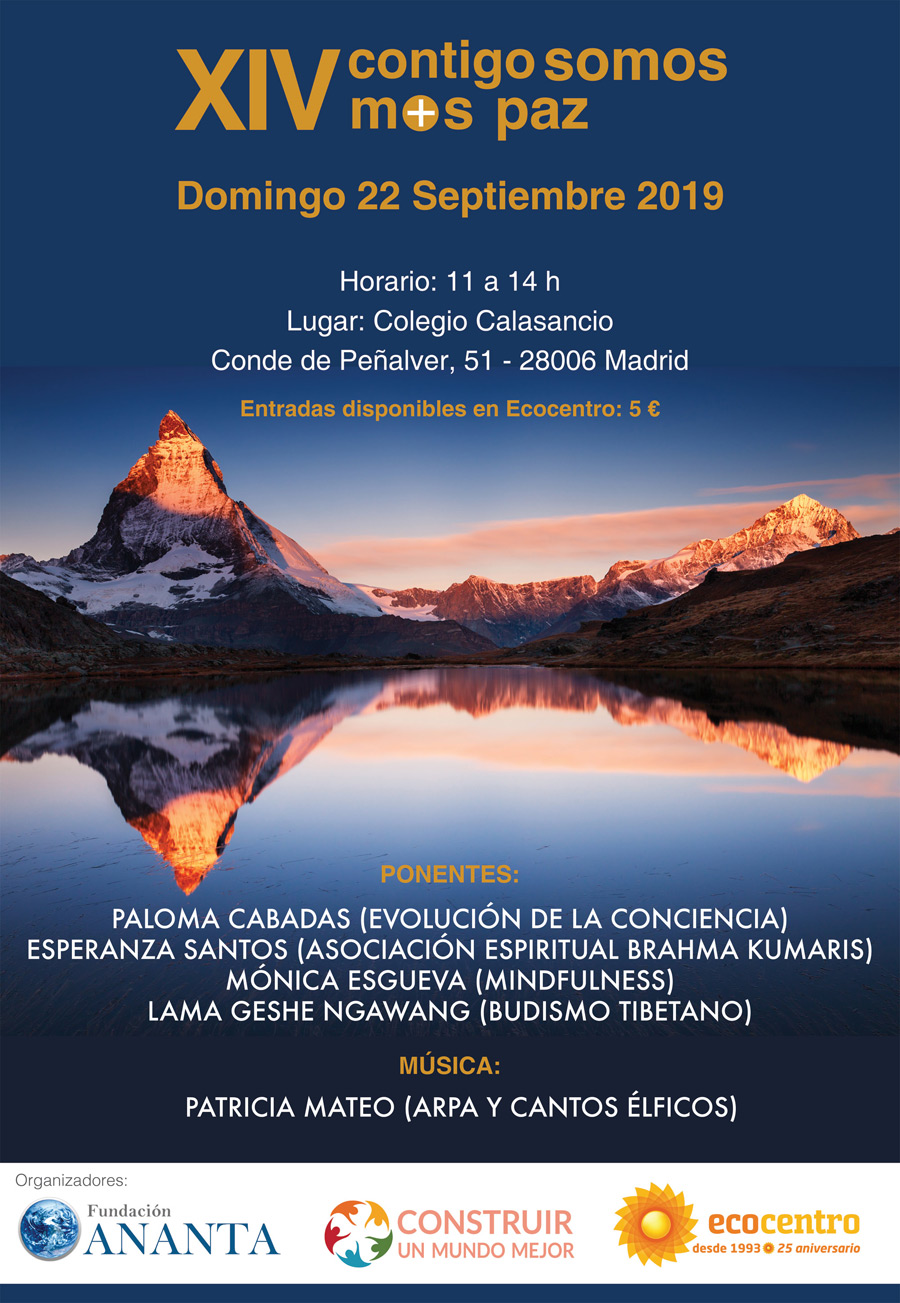 XIV Contigo somos más Paz, Colegio Calasancio (Madrid), 22 septiembre 2019