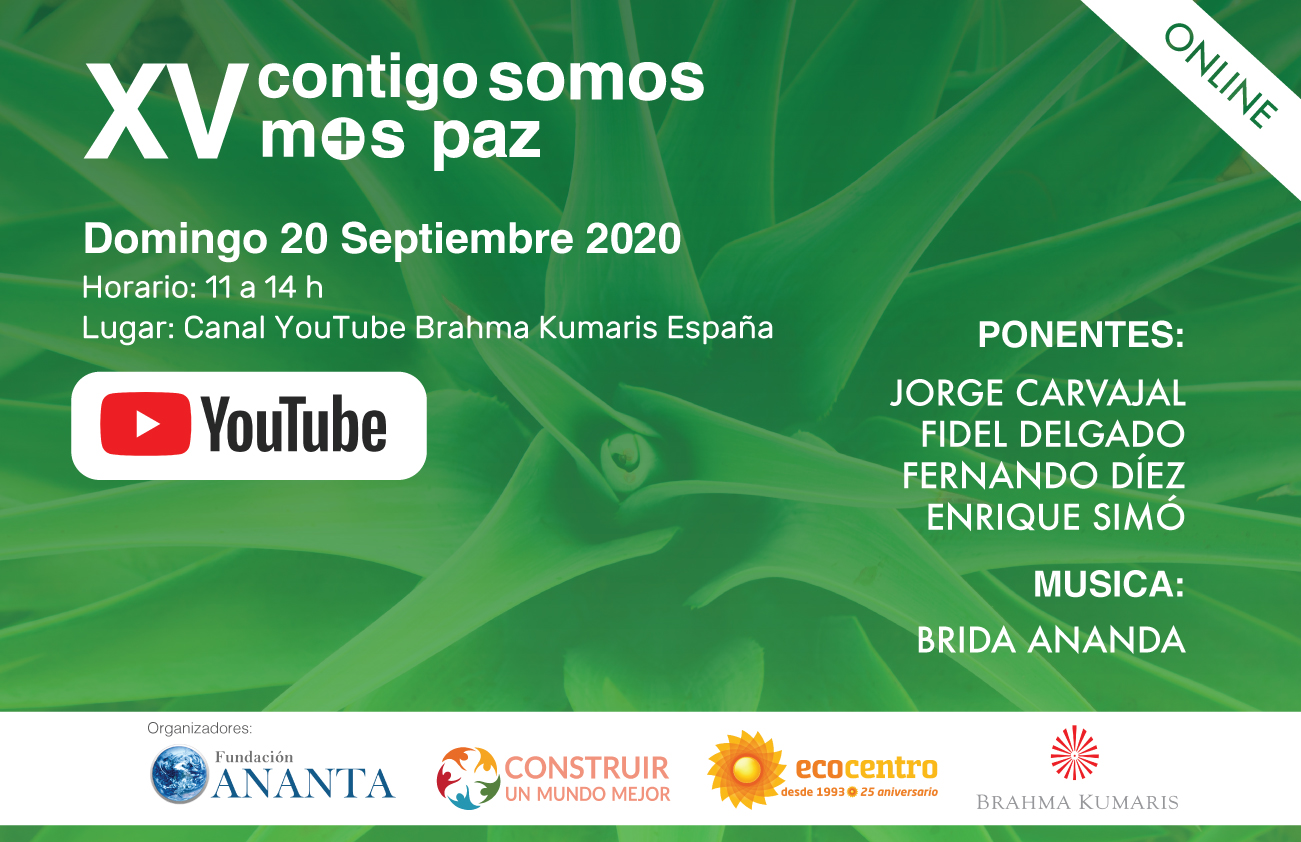 XV Contigo Somos + Paz, en directo online domingo 20 septiembre 2020