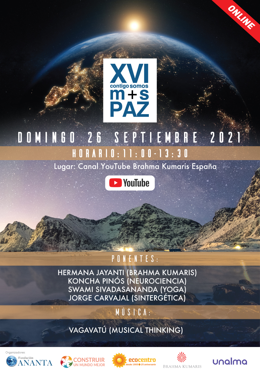 XVI Contigo Somos + Paz, 26 septiembre 2021, entrada libre