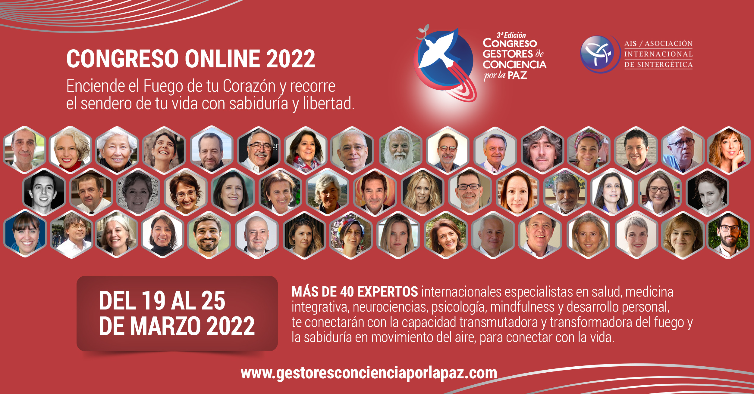 Congreso Gestores de Conciencia por la Paz, online y gratuito