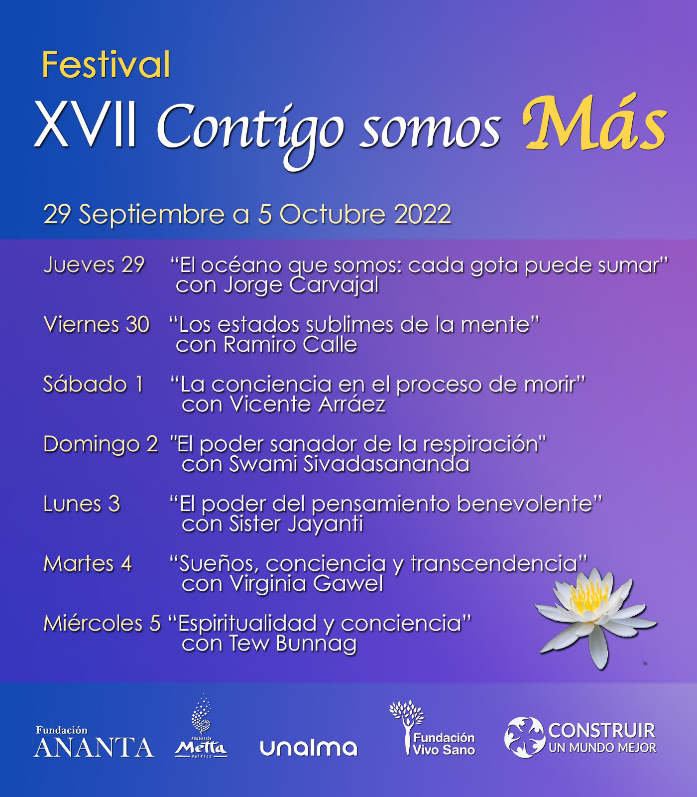 Presentación XVII Contigo Somos Más:  Jorge Carvajal, José Luis Capita y Joaquín Tamames