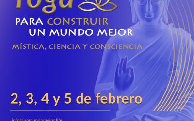 Invitación Festival de Yoga Para Construir un Mundo Mejor, 2-5 febrero, online, entrada libre