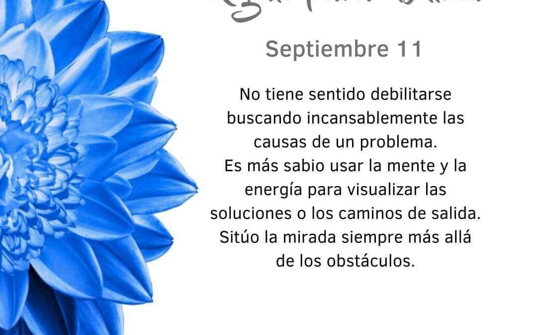 Pensamientos de septiembre: visualizar soluciones