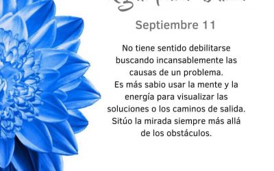 Pensamientos de septiembre: visualizar soluciones