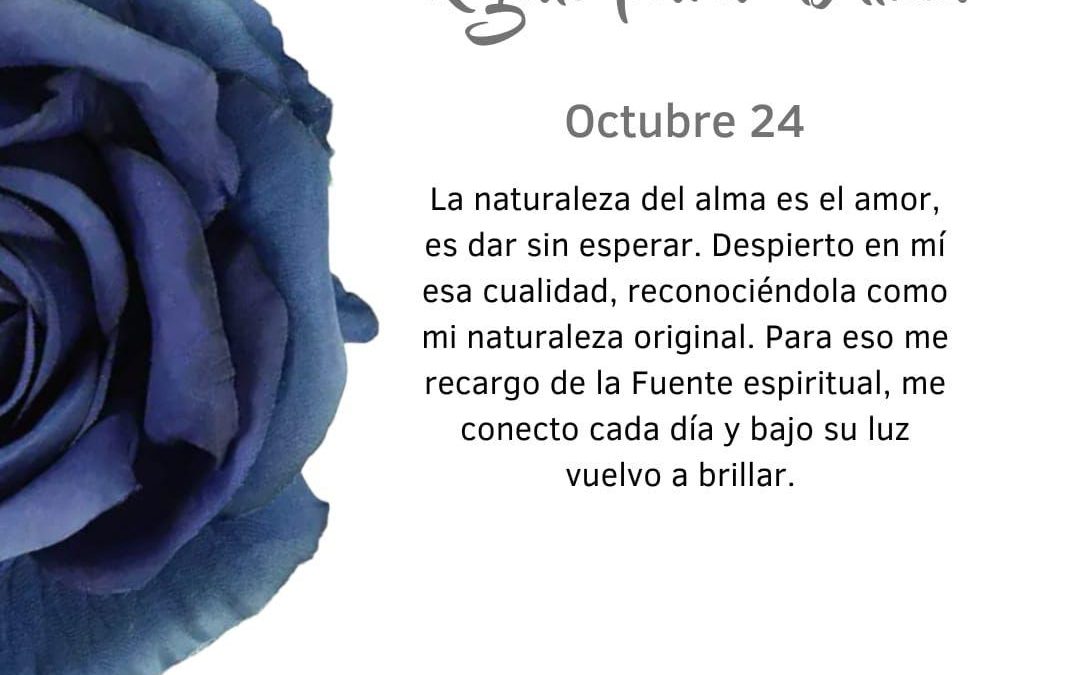 Pensamientos de octubre: me conecto cada día