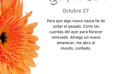 Pensamientos de octubre: soltar el pasado