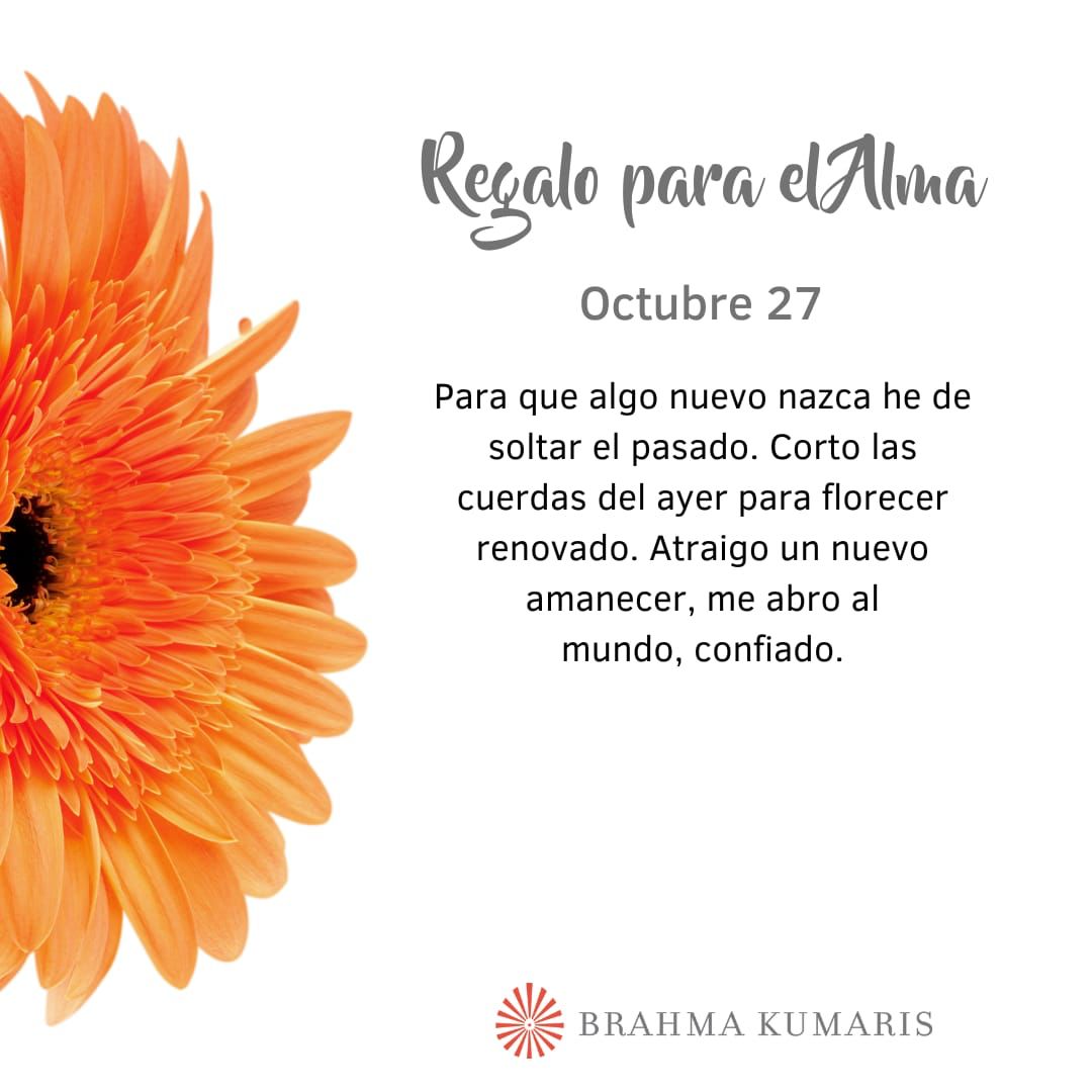 Pensamientos de octubre: soltar el pasado