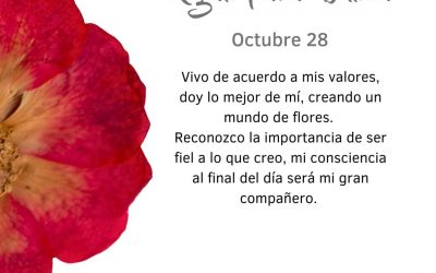 Pensamientos de octubre: ser fiel a lo que creo