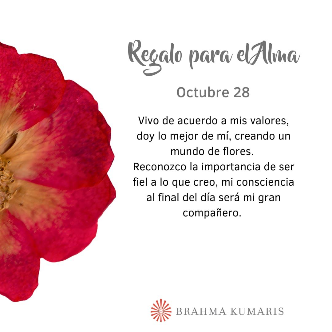 Pensamientos de octubre: ser fiel a lo que creo