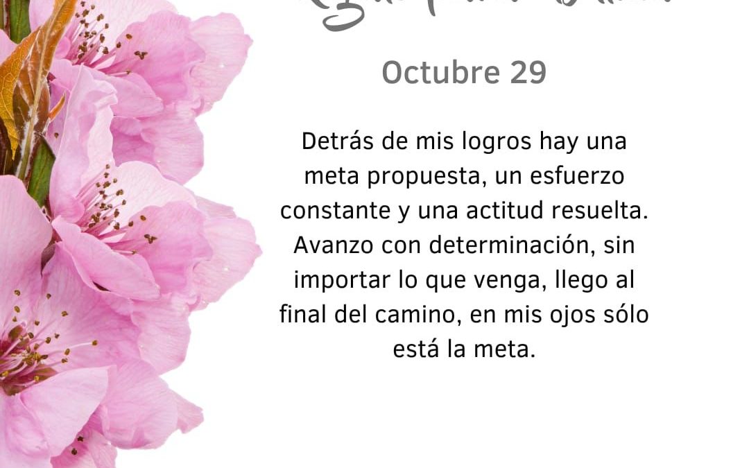 Pensamientos de octubre: un esfuerzo constante