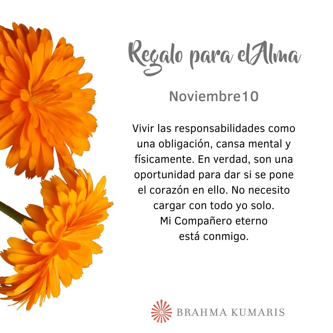 Pensamientos de noviembre: mi Compañero eterno está conmigo