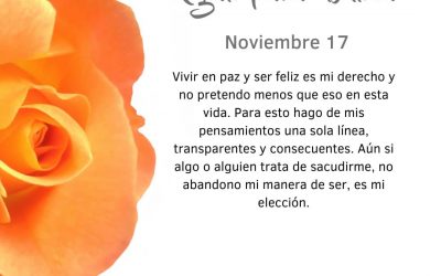 Pensamientos de noviembre: pensamientos consecuentes