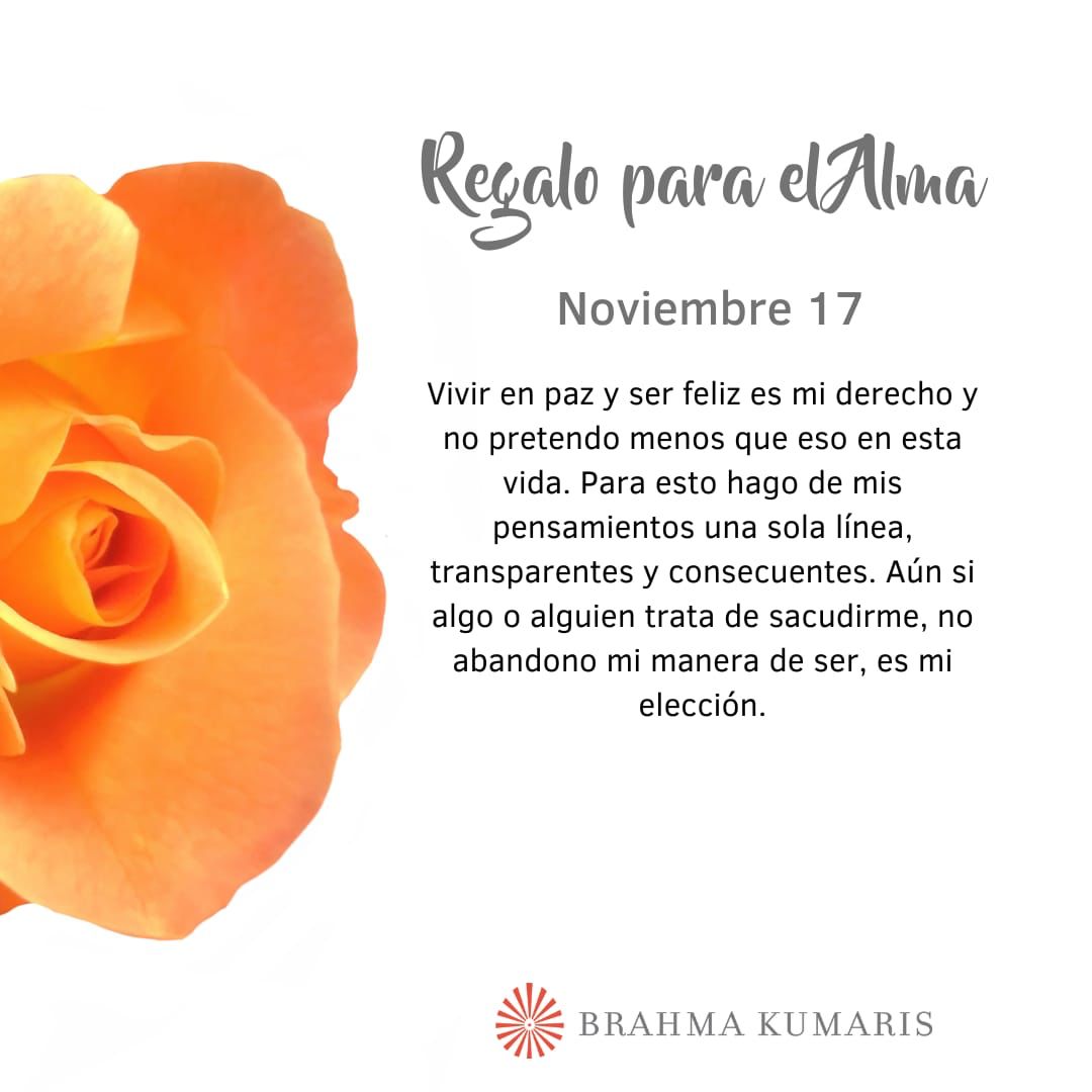 Pensamientos de noviembre: pensamientos consecuentes