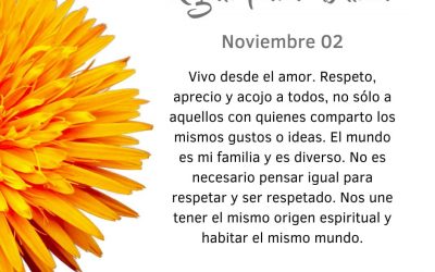 Pensamientos de noviembre: el mundo es mi familia