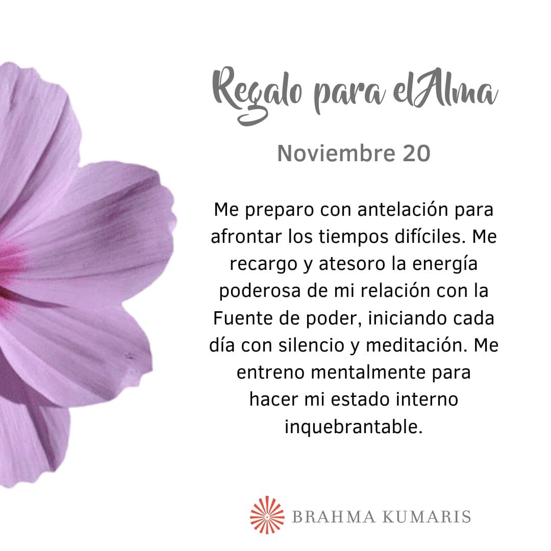 Pensamientos de noviembre: un estado interno inquebrantable