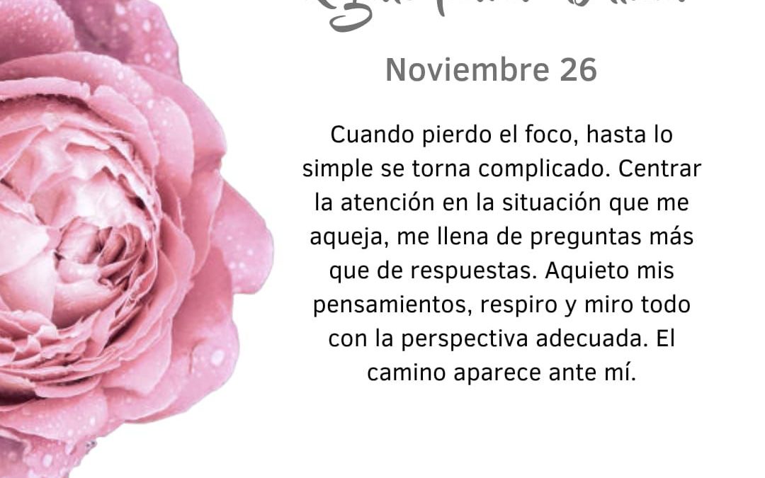 Pensamiento simiente: aquieto mis pensamientos