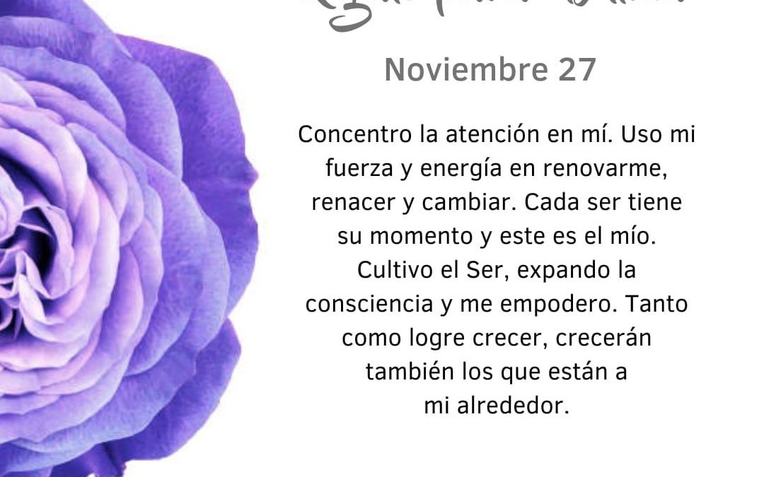 Pensamiento simiente: renovarme, renacer, cambiar