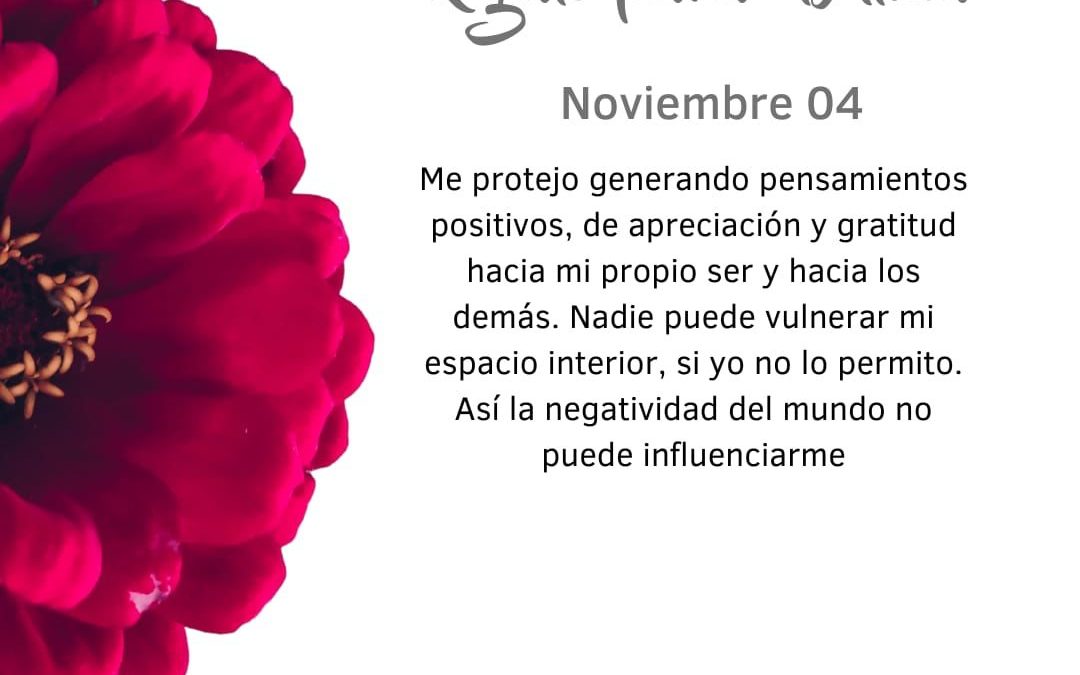 Pensamientos de noviembre: protegerse