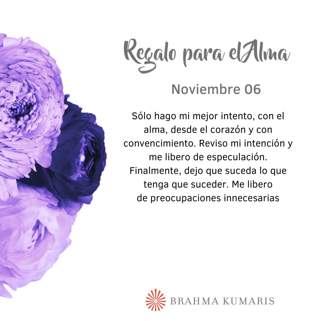 Pensamientos de noviembre: hago mi mejor intento