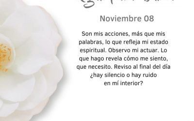 Pensamientos de noviembre: ¿hay ruido en mi interior?