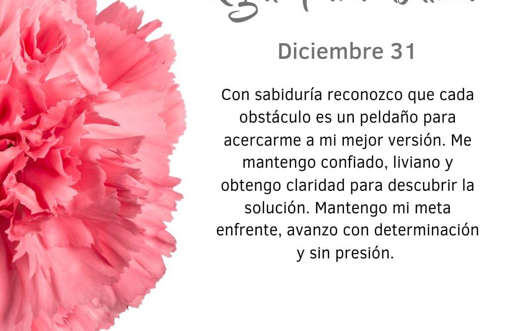 Cada obstáculo es un peldaño