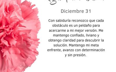 Cada obstáculo es un peldaño