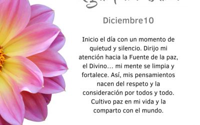 Pensamientos de diciembre: hablo con el Divino