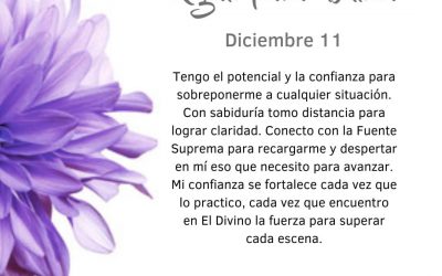 Pensamiento simiente: tomo distancia