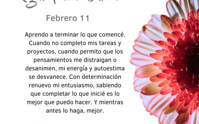 Renuevo mi entusiasmo