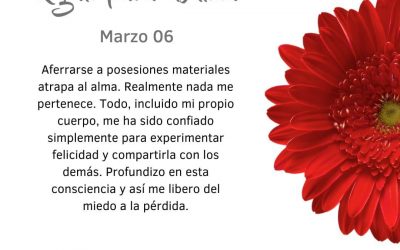 Me libero del miedo a la pérdida