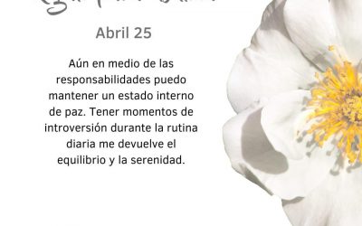 Busco momentos de introversión