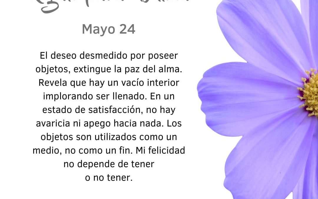 El deseo extingue la paz