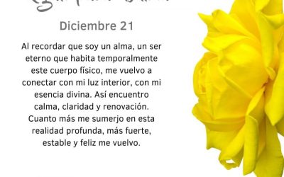 Desde el alma, trabajaré…