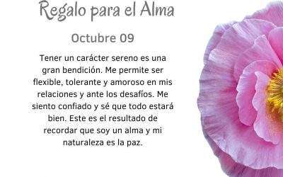 Sereno el carácter